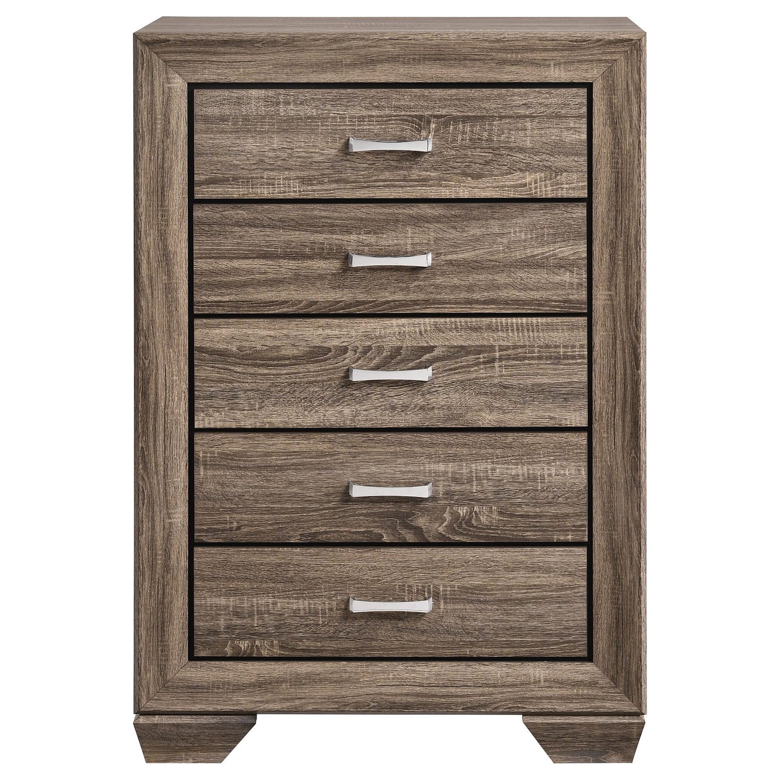 Kauffman Wooden Bedroom Set Dark Brown & Light Brown - Image 16