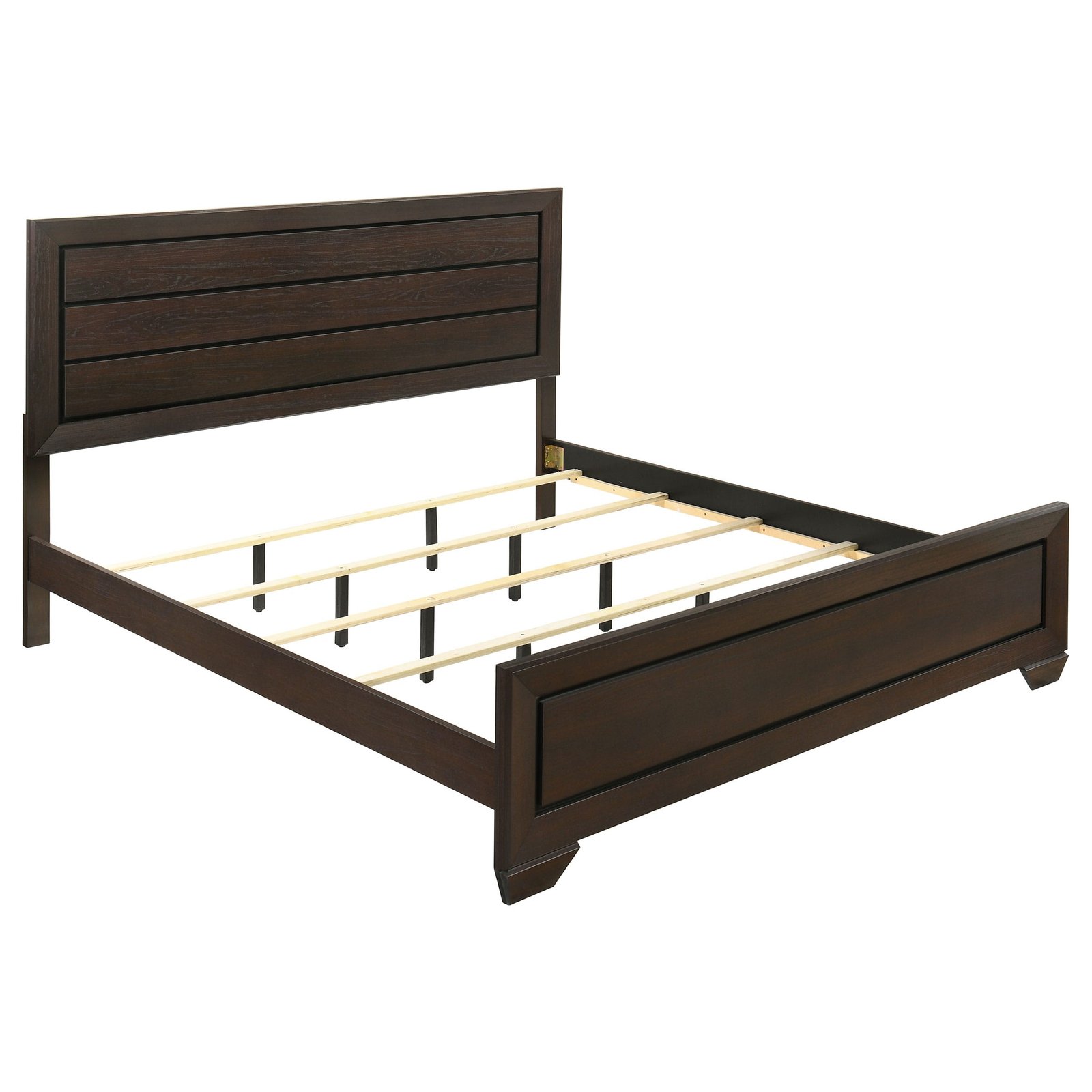 Kauffman Wooden Bedroom Set Dark Brown & Light Brown - Image 13