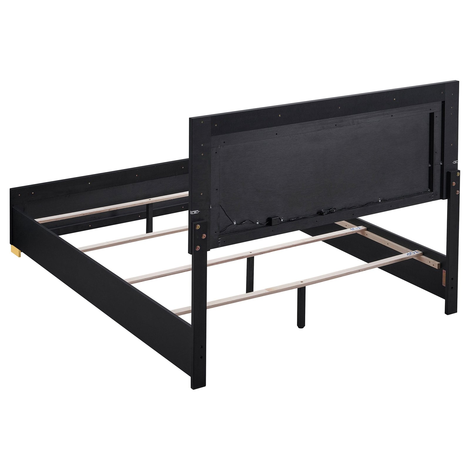 Marceline LED Headboard Bedroom Set White & Black - Image 18
