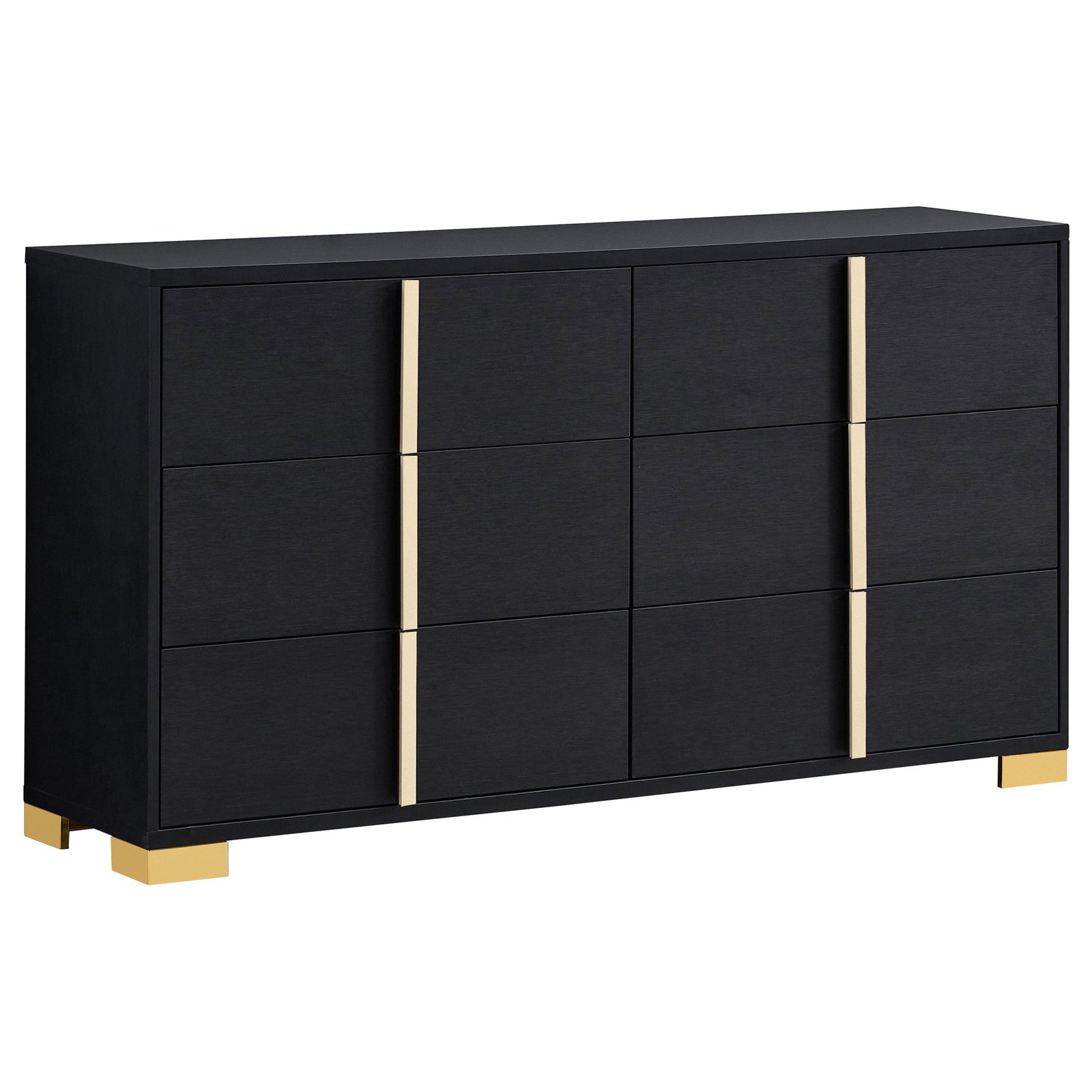 Marceline LED Headboard Bedroom Set White & Black - Image 16