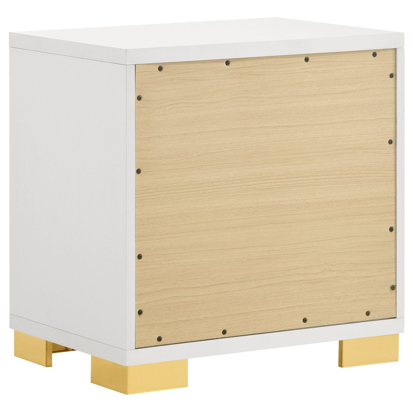 Marceline LED Headboard Bedroom Set White & Black - Image 5