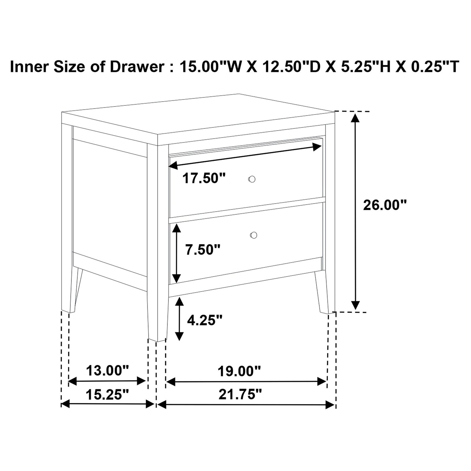 Wilkes Upholstered Bedroom Set Dark Brown - Image 13