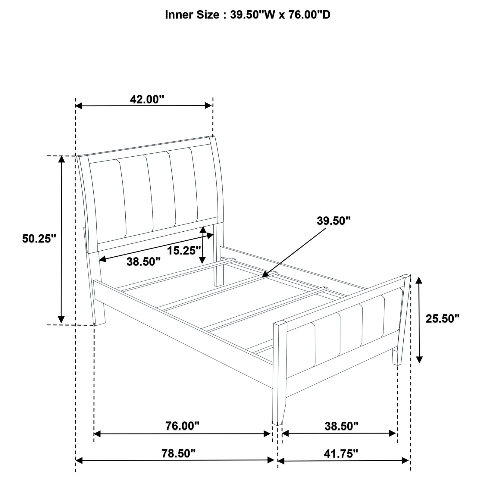 Wilkes Upholstered Bedroom Set Dark Brown - Image 19