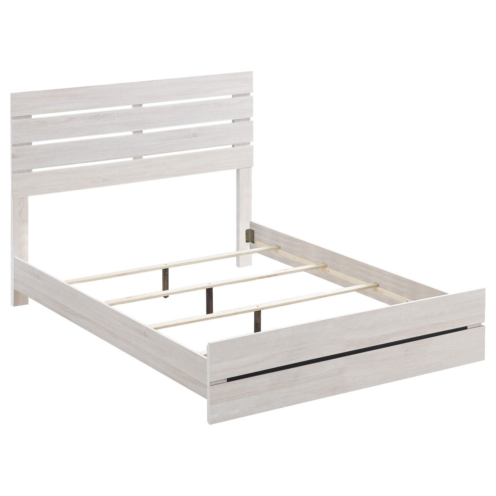 Brantford Wood Storage Panel Bed Barrel Oak - Image 4