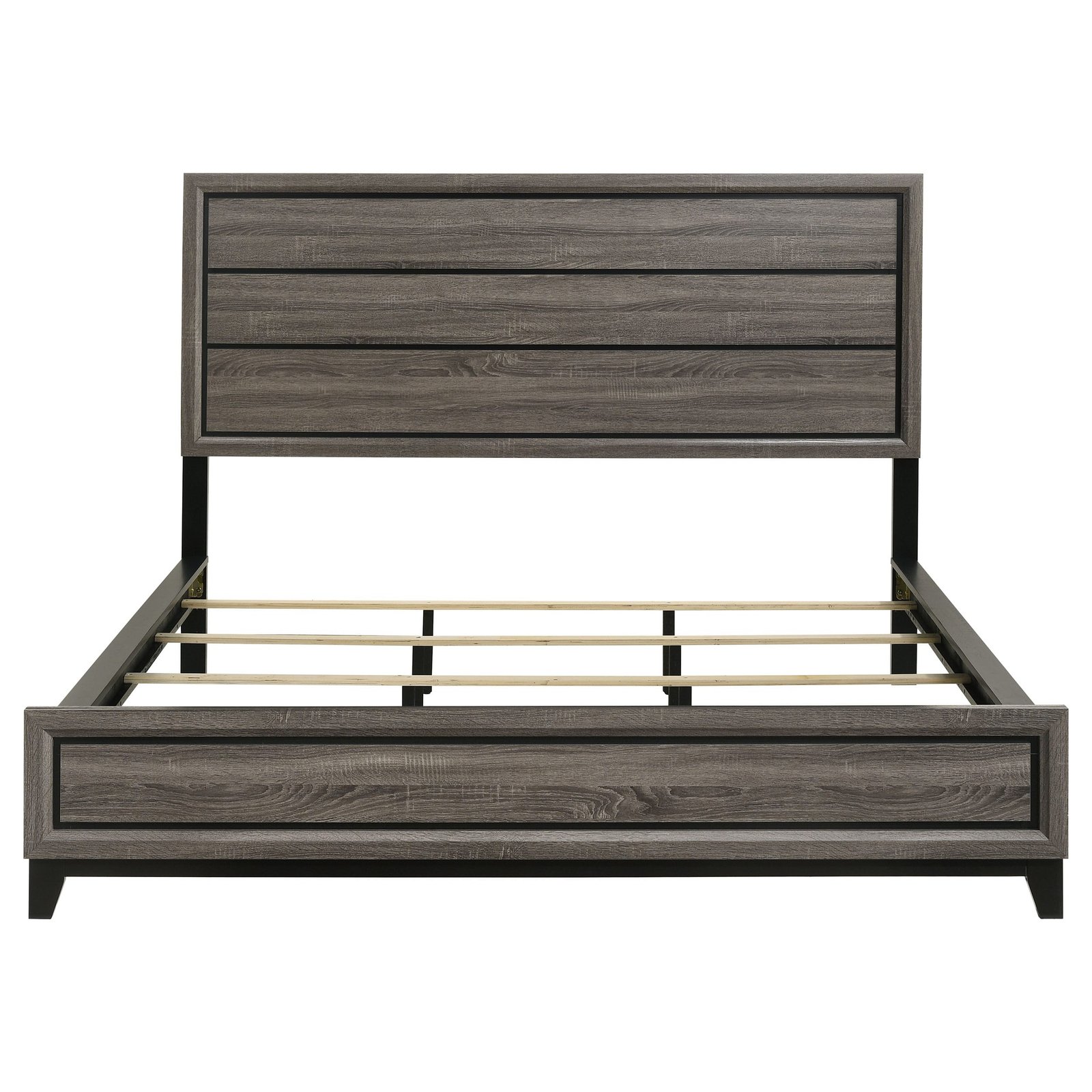 Watson Wood Panel Bed Grey Oak - Image 4