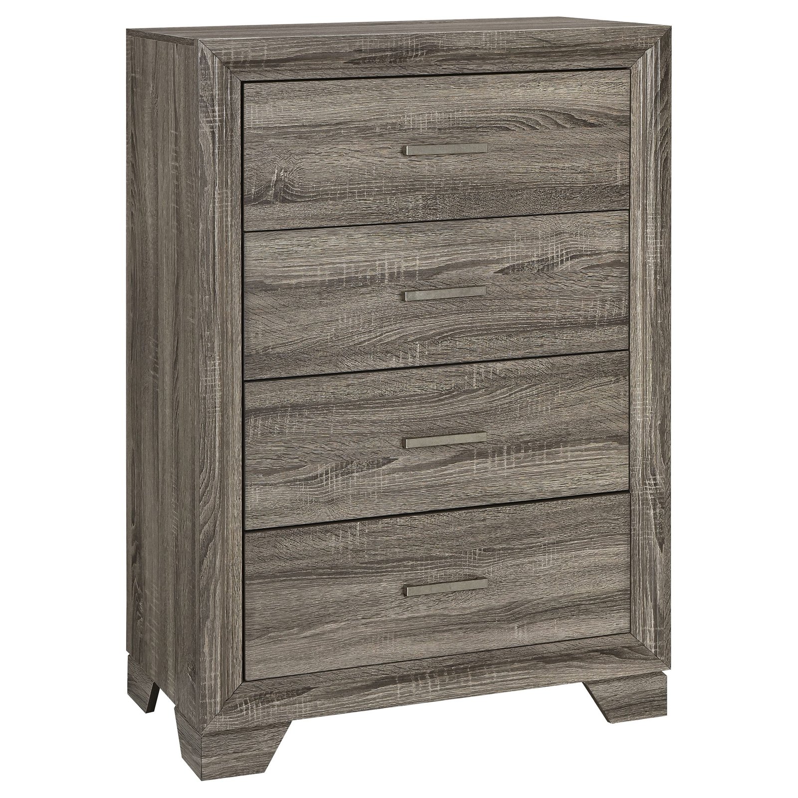 Wright 4-drawer Chest of Drawers Brown - Image 2
