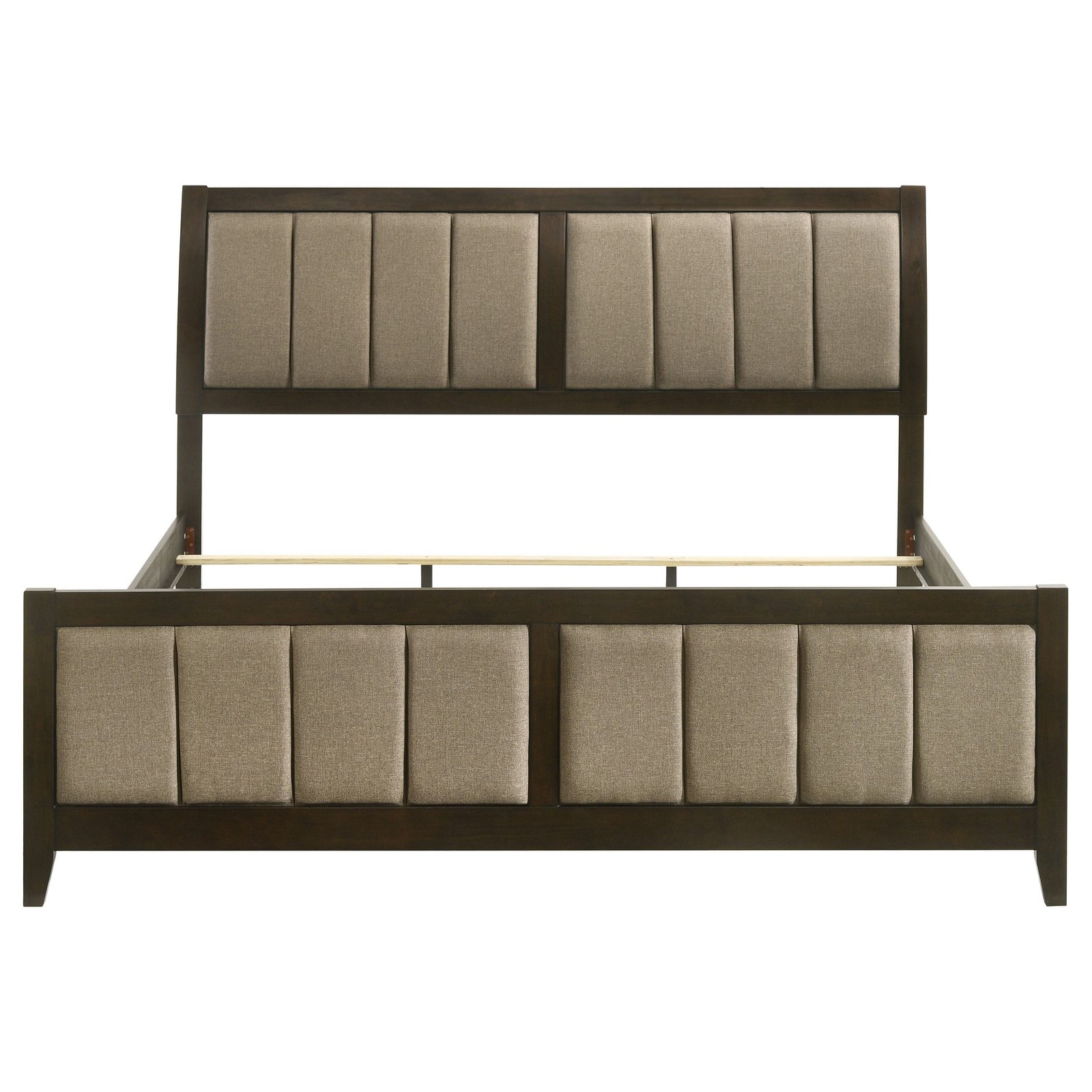Wilkes 51-inch Upholstered Bed Dark Cocoa - Image 4