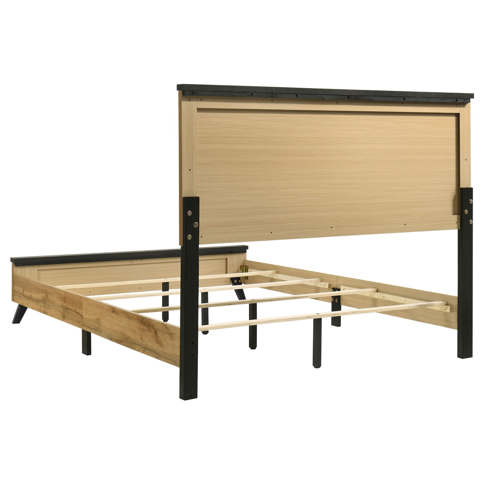 Kaywood 4-piece Eastern King Bedroom Set Natural Pine - Image 4