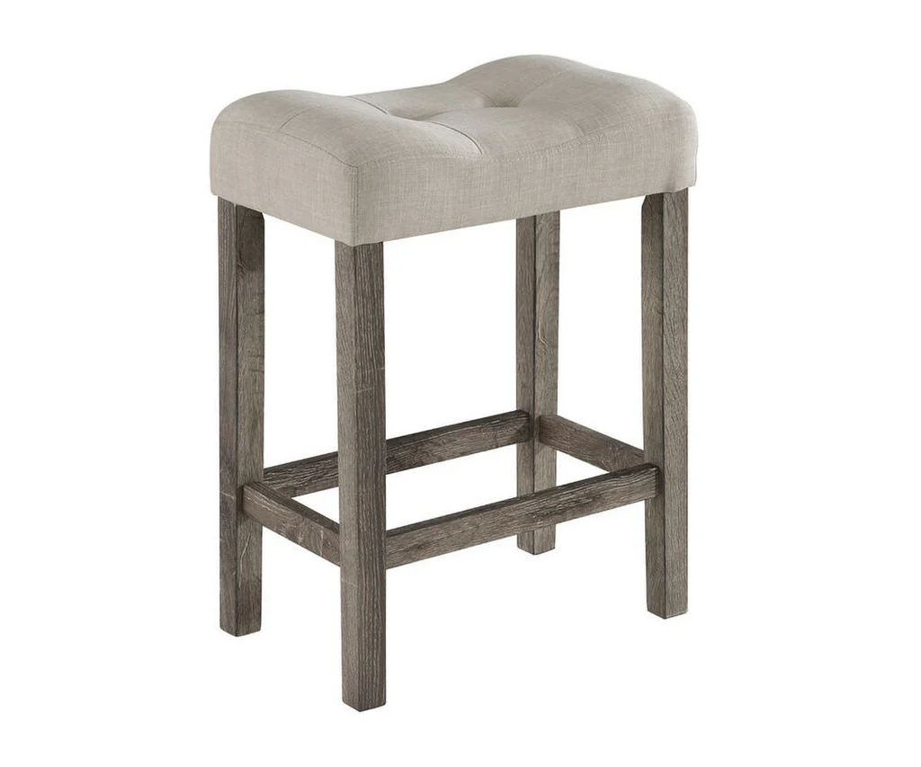 Lucian Counter Dining Set Brown Creamy & Gray - Image 4