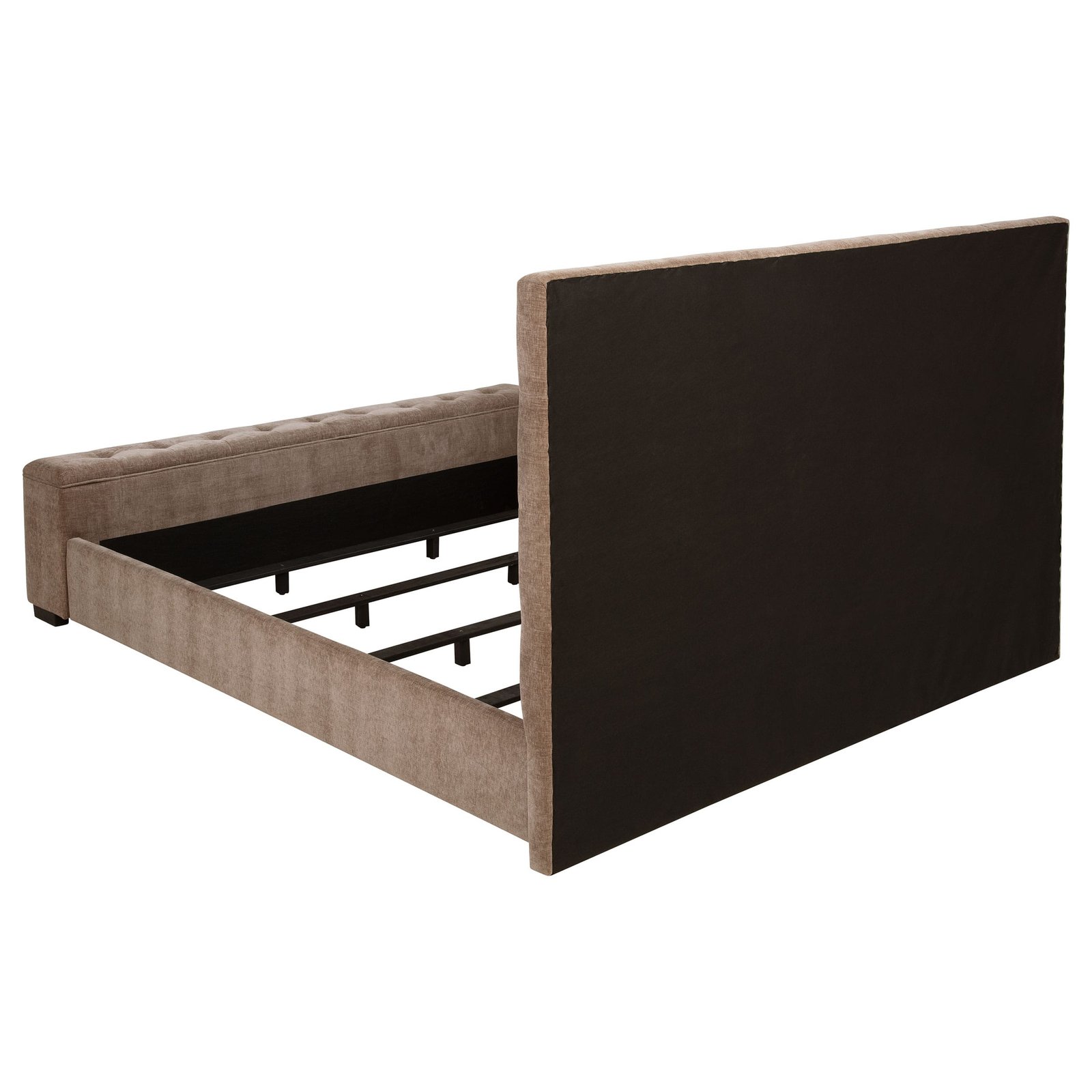 Senna Upholstered Audio Flame Visualizer Bed Brown - Image 5