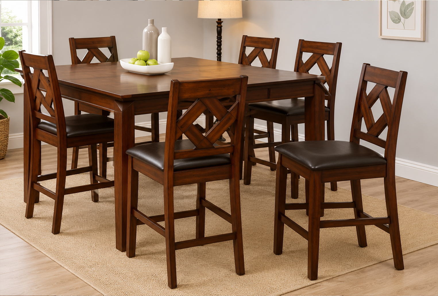Diamond Counter Height Stool (365327)