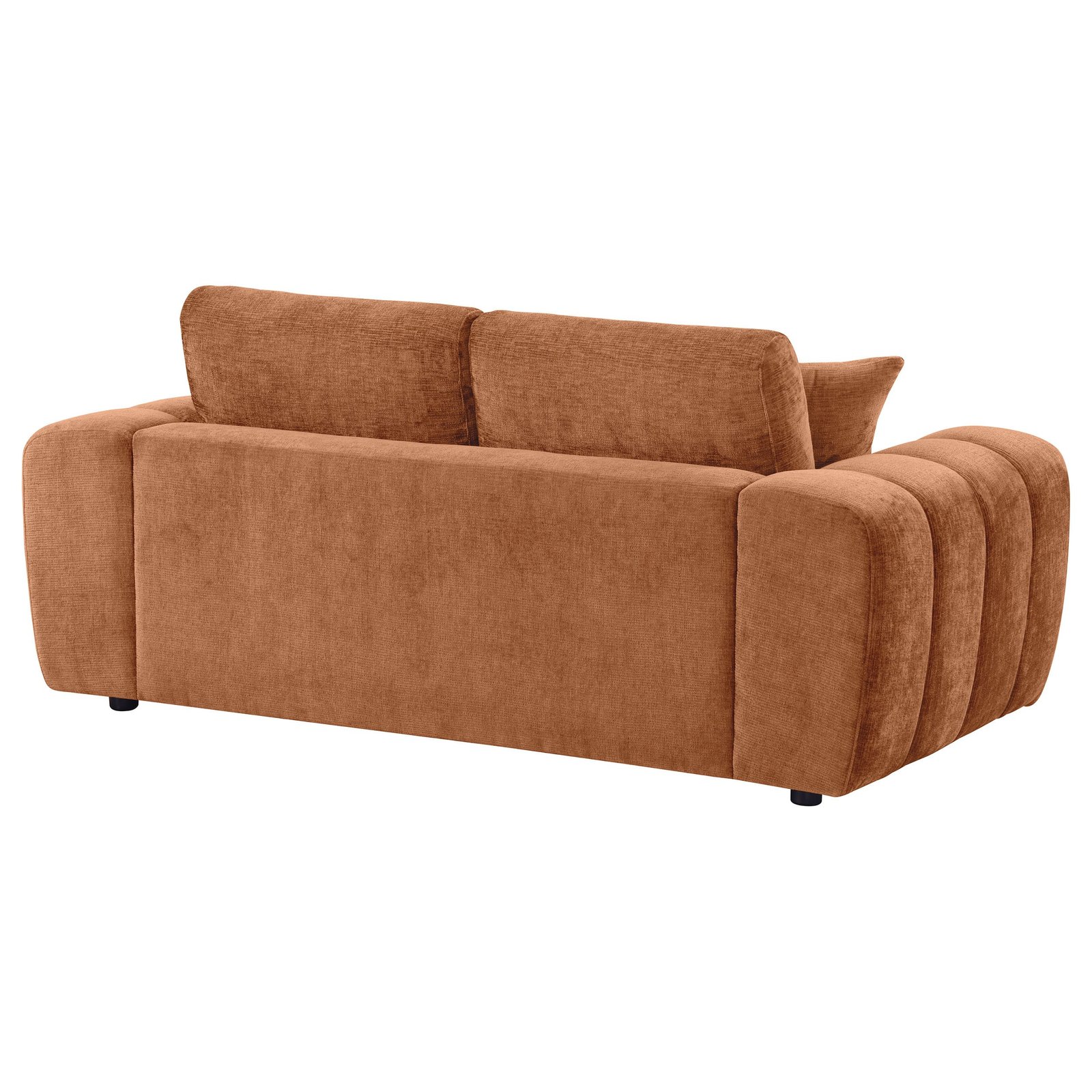 Burnett Chenille Upholstered Wide Arm Loveseat - Image 4