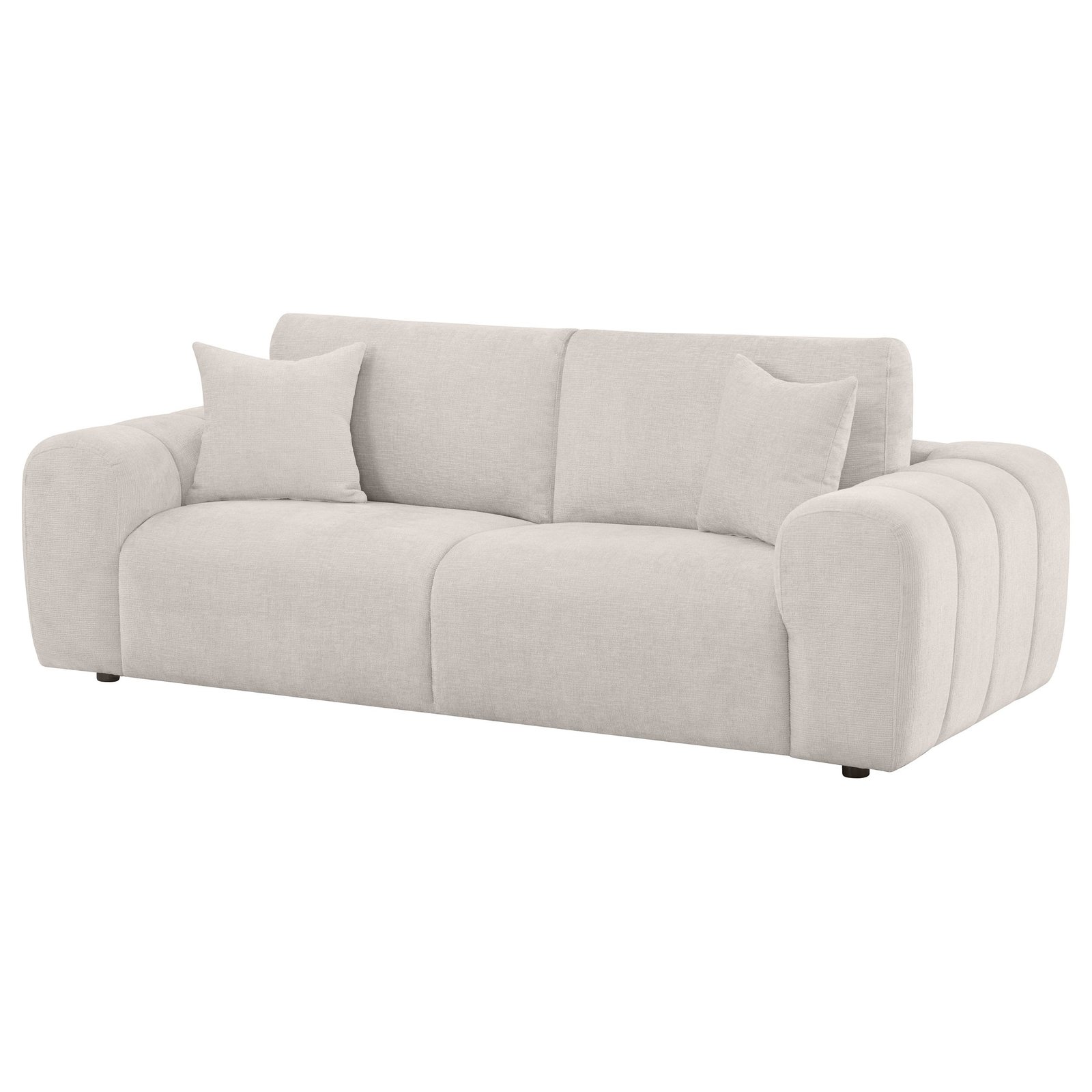 Burnett Chenille Upholstered Wide Arm Sofa - Image 4