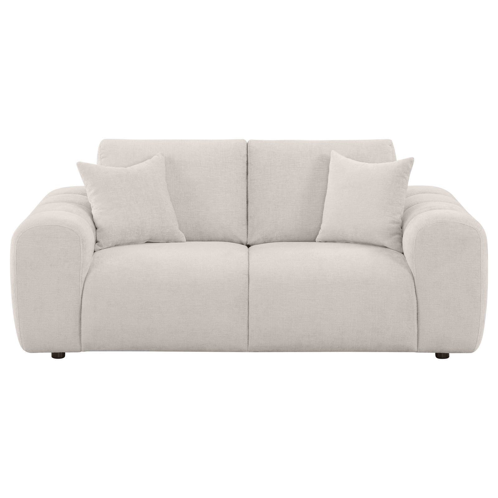Burnett Chenille Upholstered Wide Arm Loveseat - Image 7