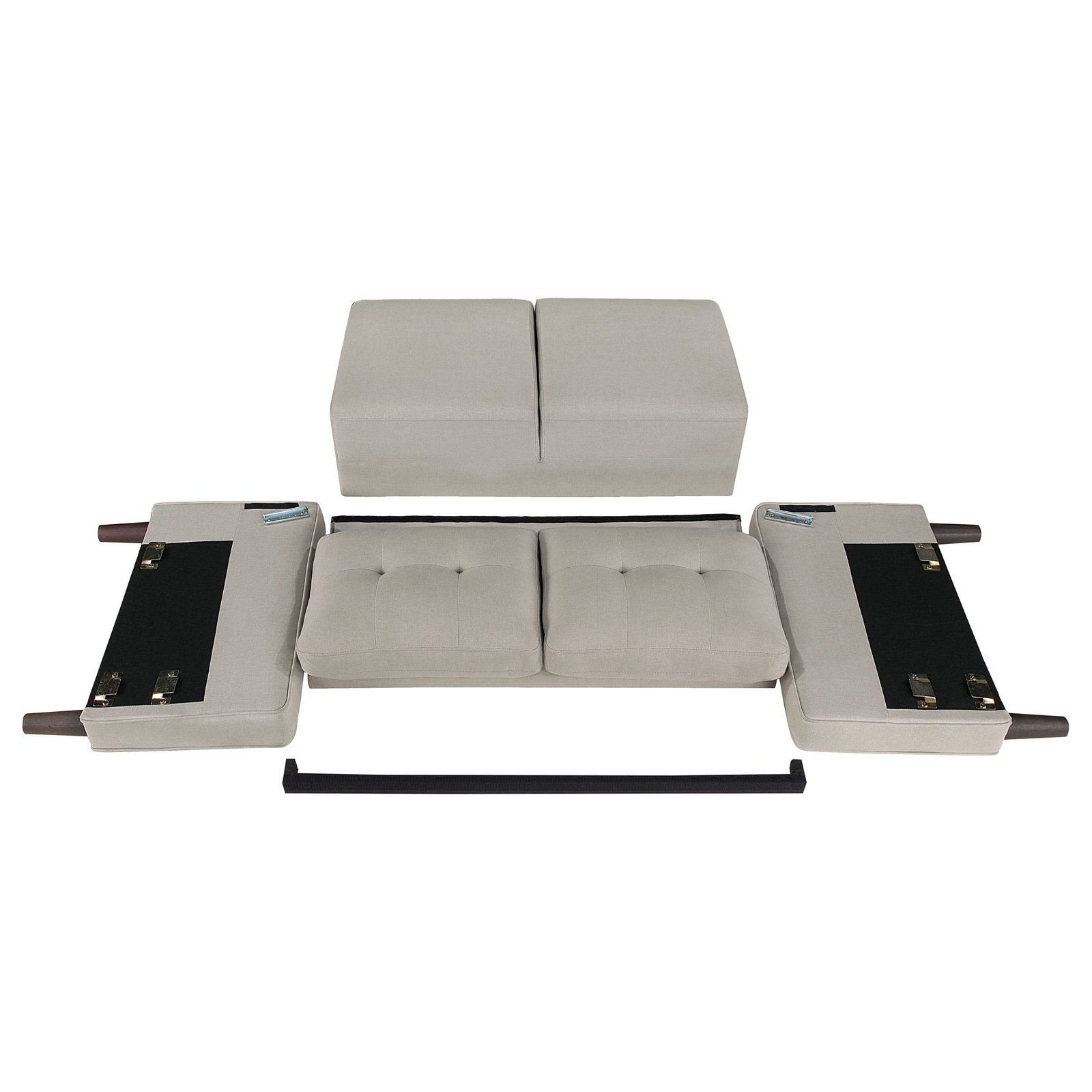 Bowen 3-piece Upholstered Track Arm Tufted Sofa Set - Image 15