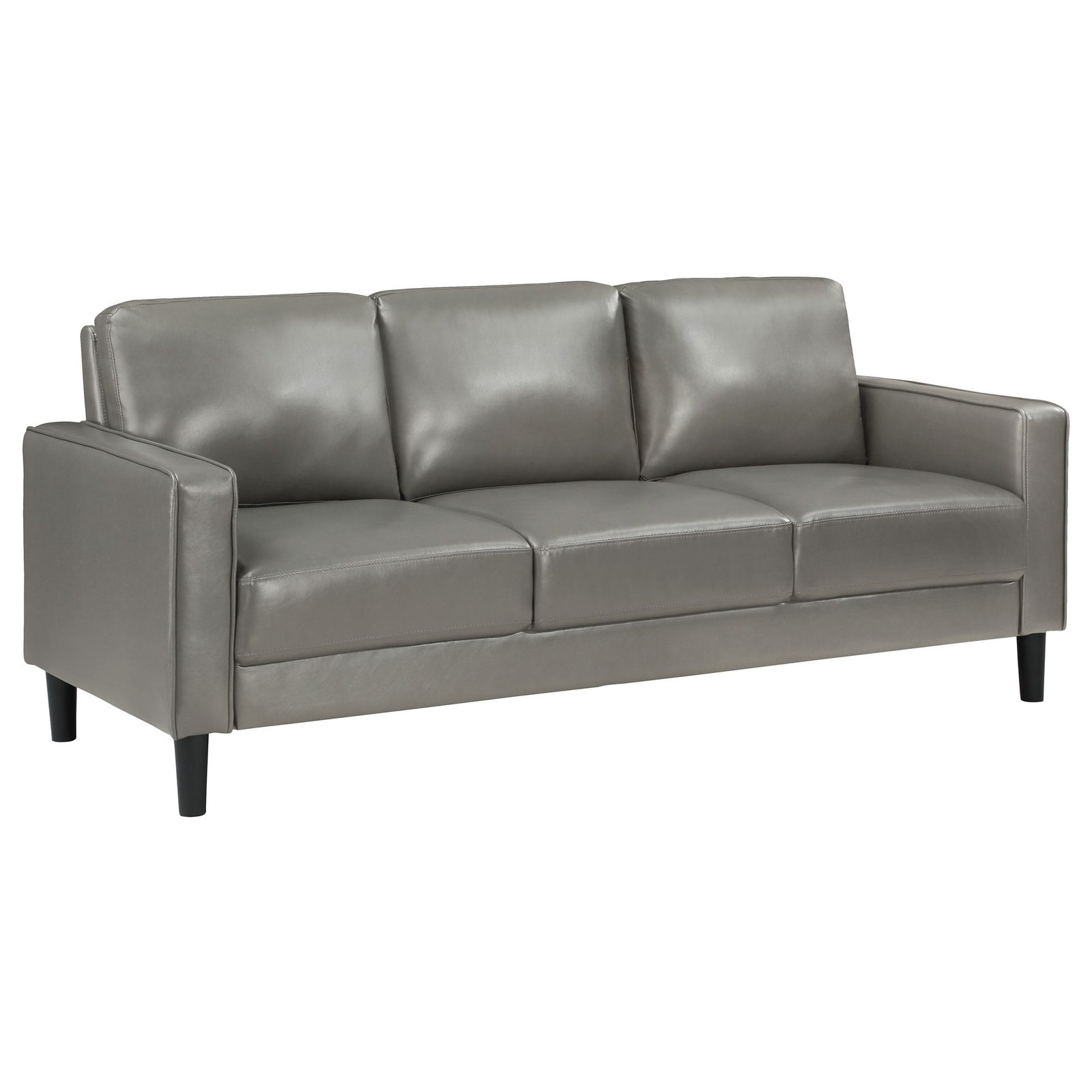 Ruth 77-inch Fabric Upholstered Track Arm Sofa Matcha Green - Image 6