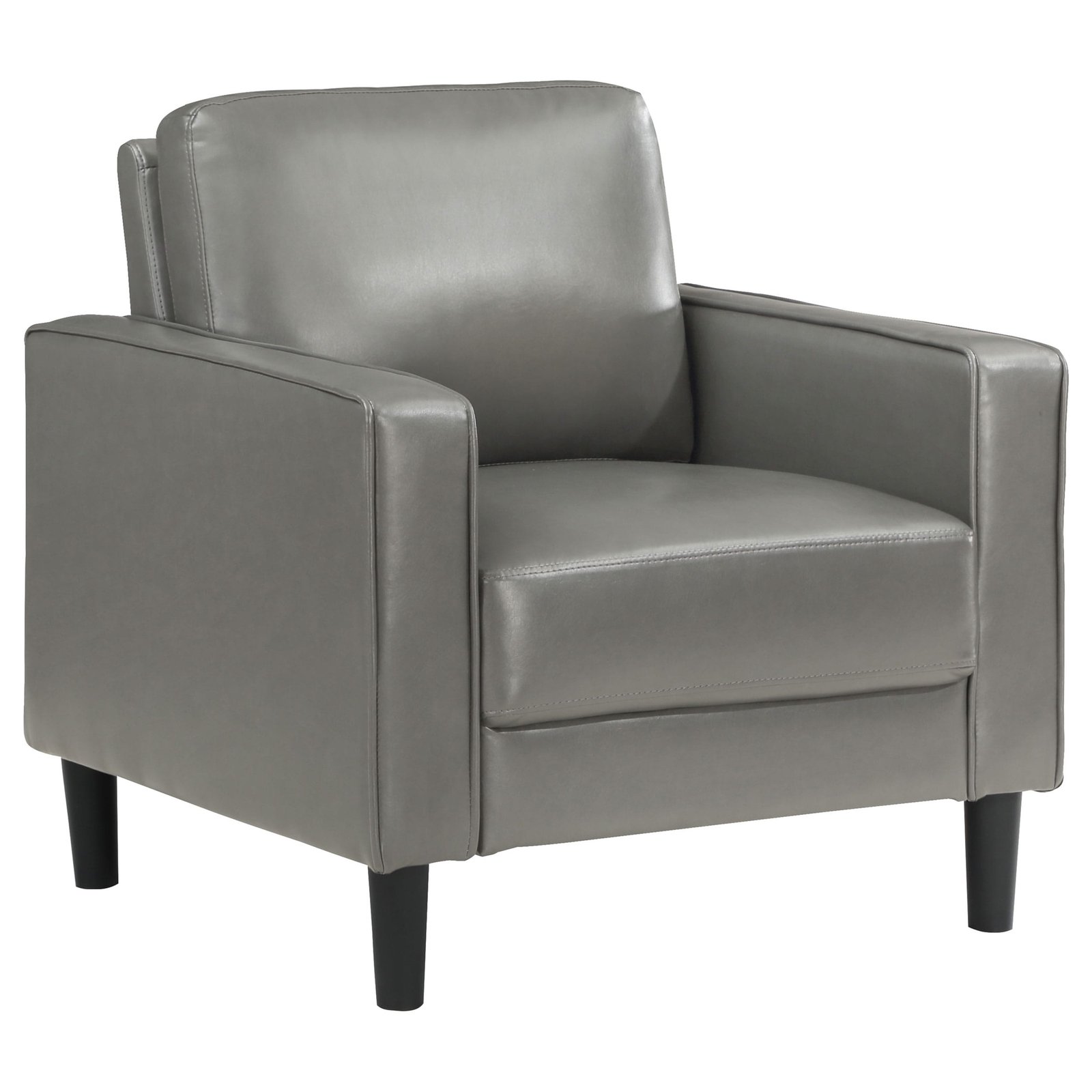 Ruth Fabric Upholstered Track Arm Accent Chair Rust - Image 7