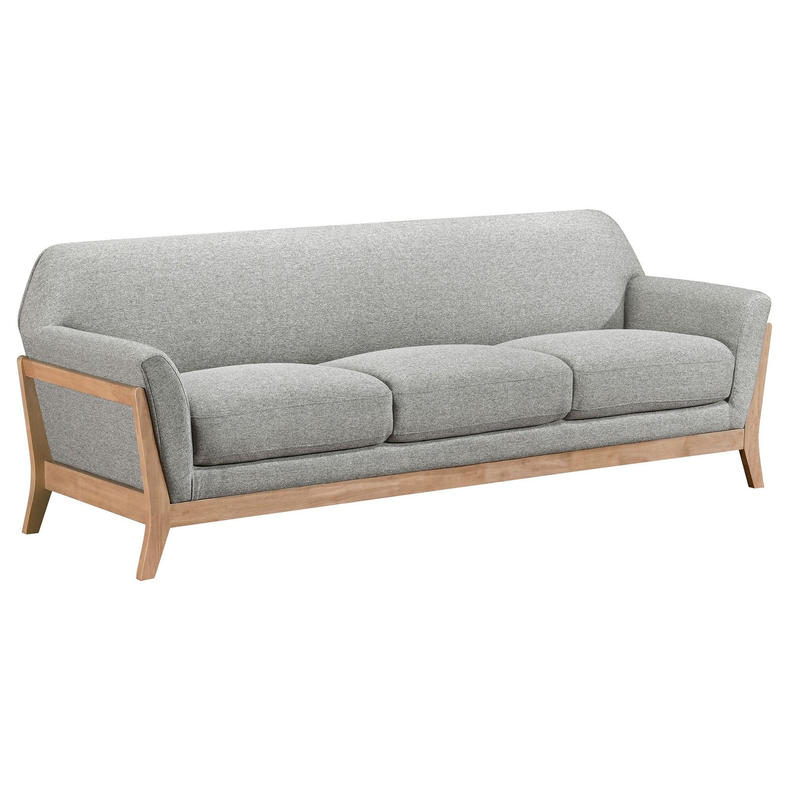 Vaughn Fabric Upholstered Flared Arm Sofa - Image 2