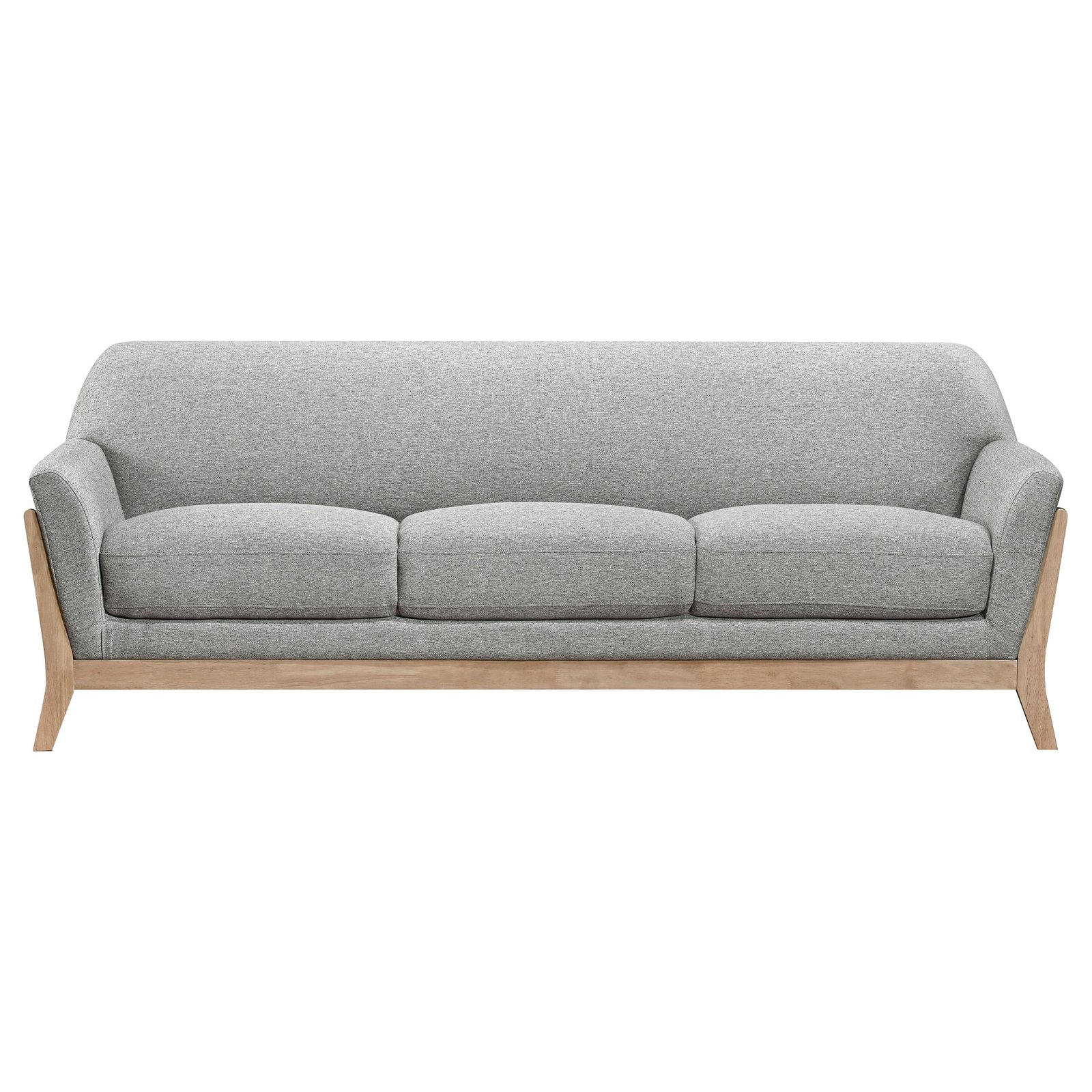 Vaughn Fabric Upholstered Flared Arm Sofa - Image 3