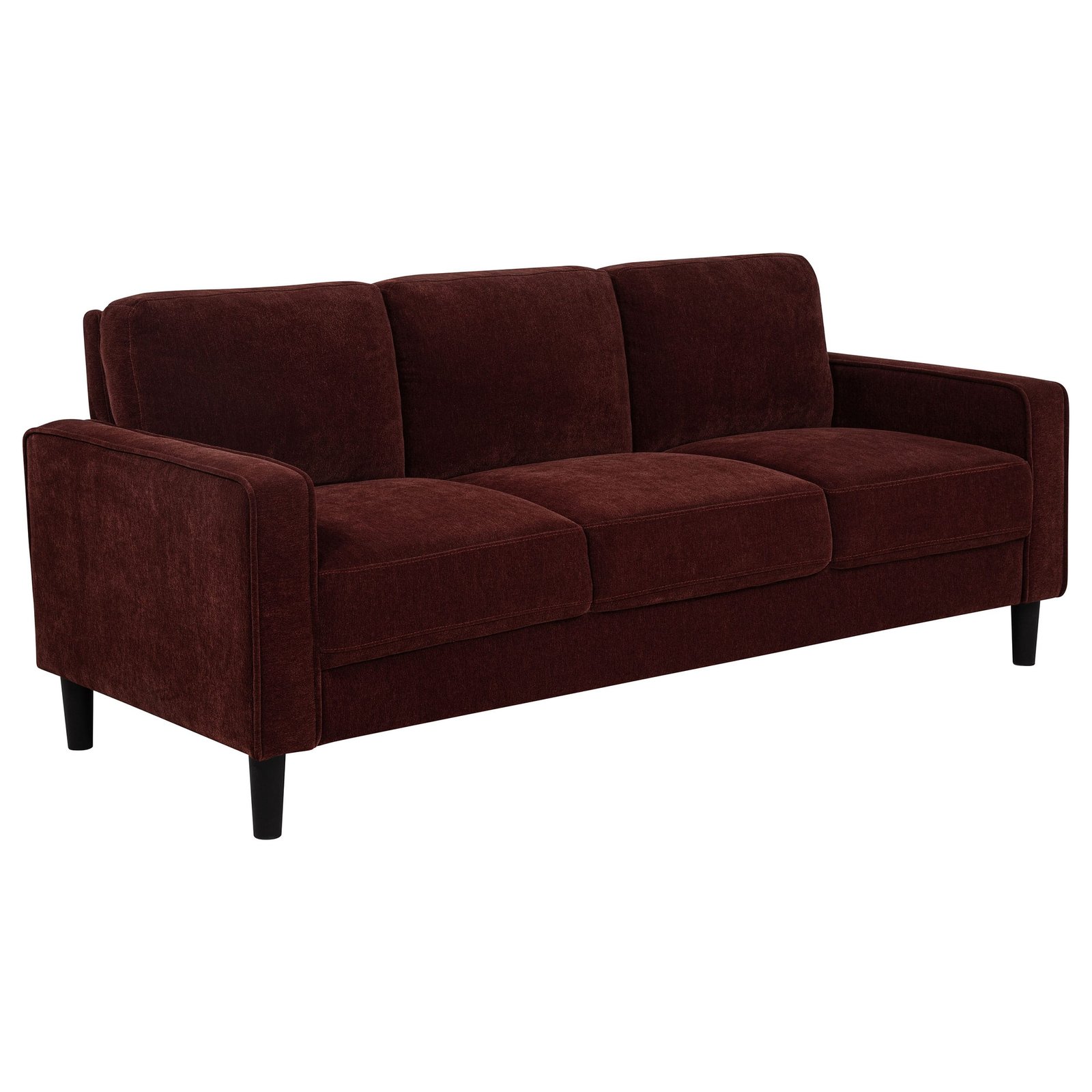 Ruth 77-inch Fabric Upholstered Track Arm Sofa Matcha Green - Image 2