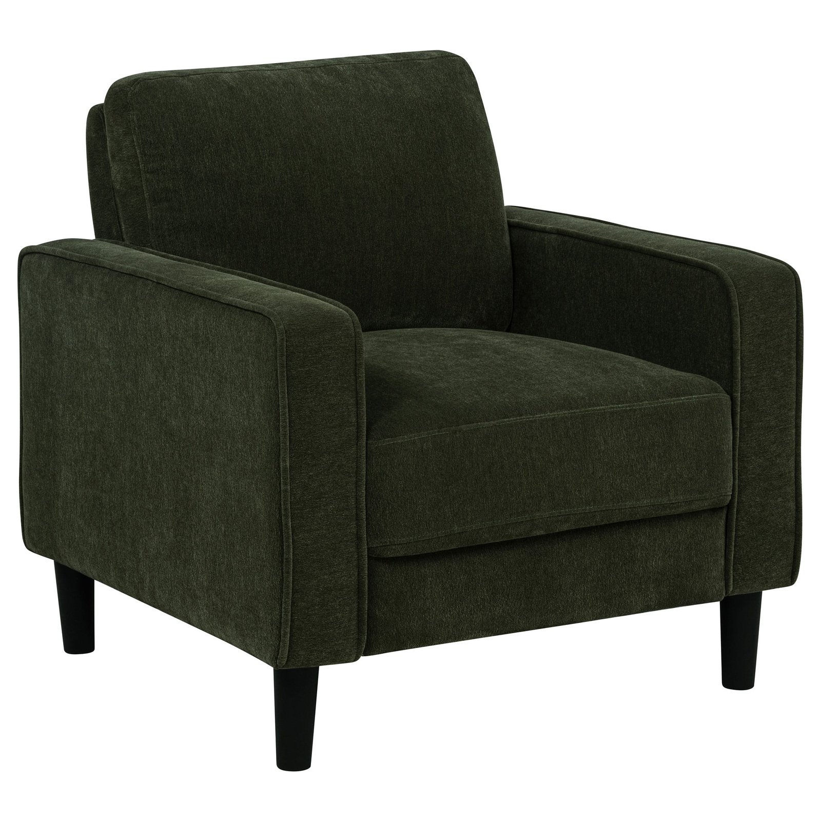 Ruth Fabric Upholstered Track Arm Accent Chair Rust - Image 6