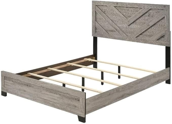 Oakdale Wooden Panel Bedroom Set Oak - Image 7