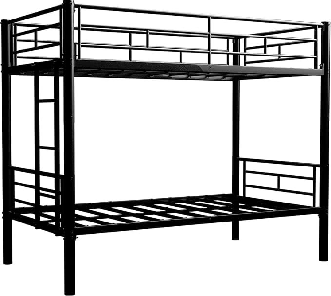 Dos Hermanos Metal Bunk Bed Color Silver & Black - Image 7