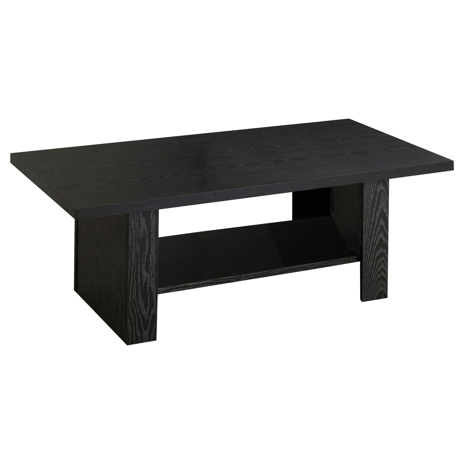 Rodez 3-piece Engineered Wood Coffee Table Set Black Oak - Image 3