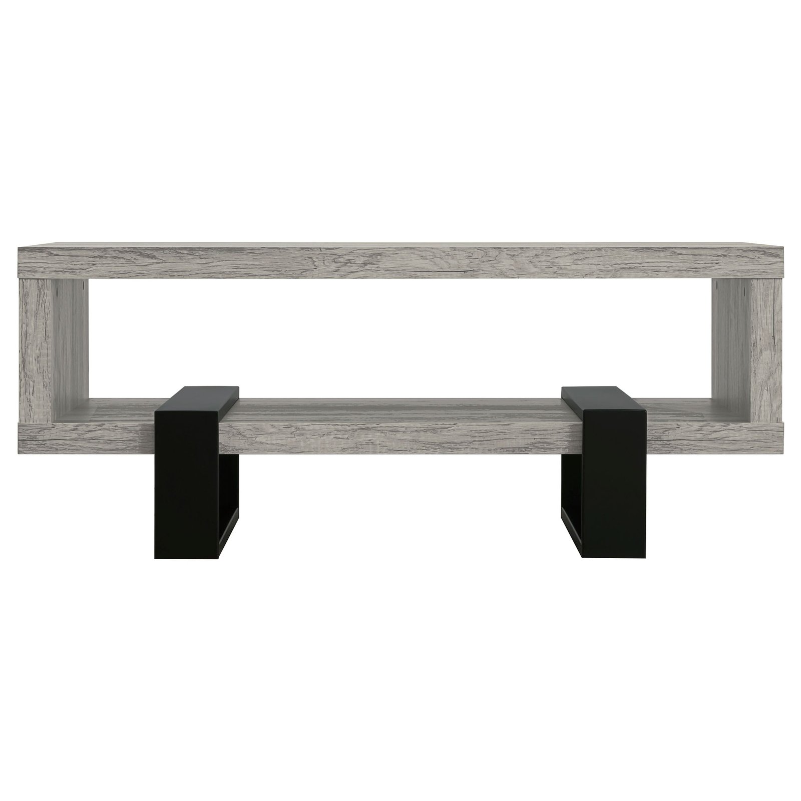 Dinard Engineered Wood Coffee Table Grey Driftwood - Image 3
