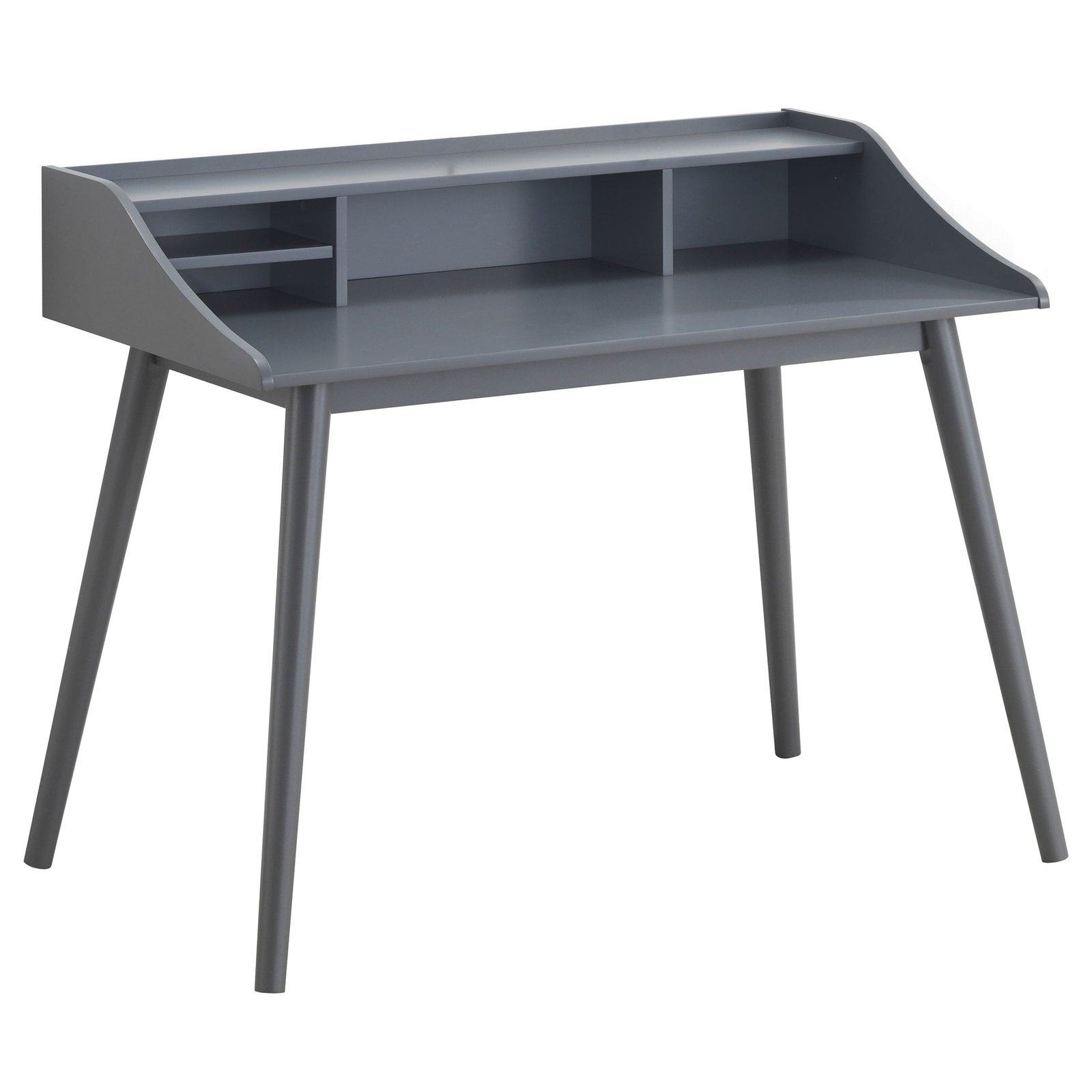 Percy 45-inch 4-compartment Writing Desk Grey - Image 2
