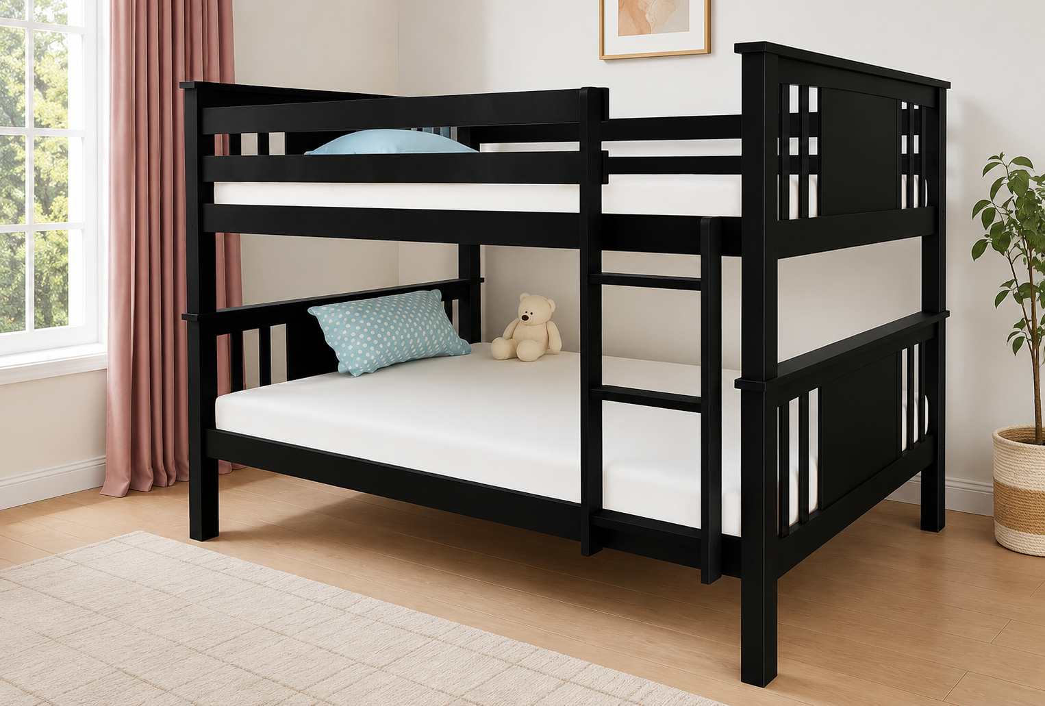 Betty Twin Over Twin wooden Bunk bed