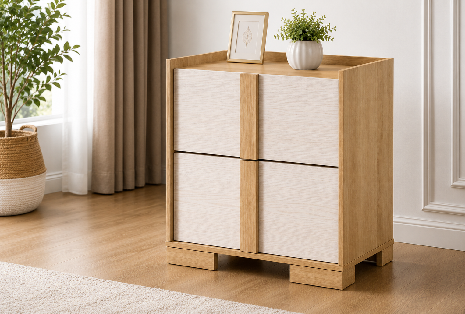 Hyland 2-Drawer Nightstand (215652)