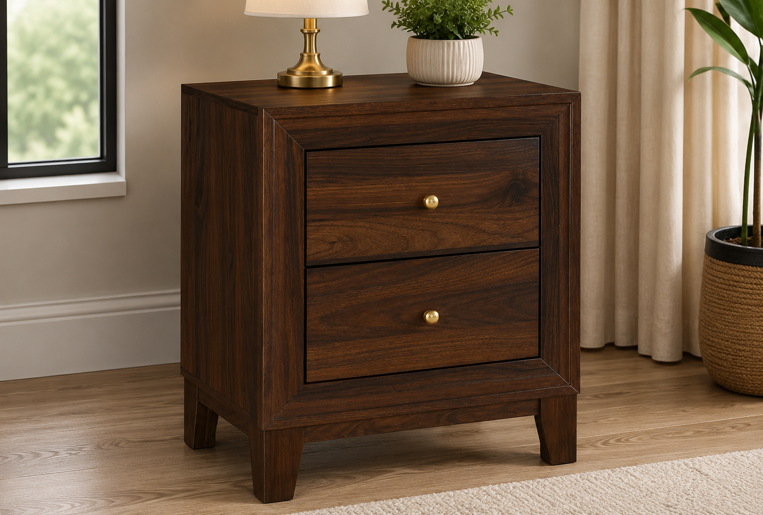Welsley 2-Drawer Nightstand (223442)