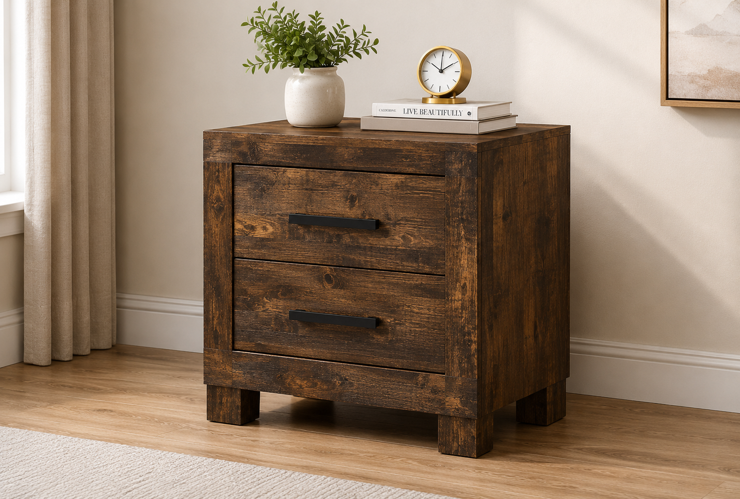 Woodmont 2-Drawer Nightstand (222632)