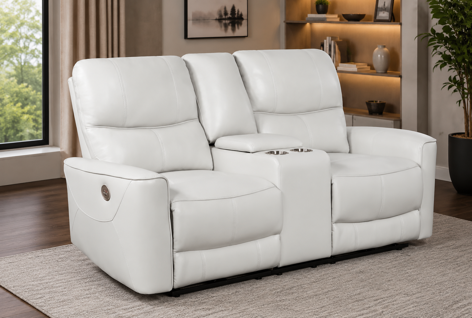 Coaster Furniture Greenfield 610262P Upholstered Power Reclining Loves
