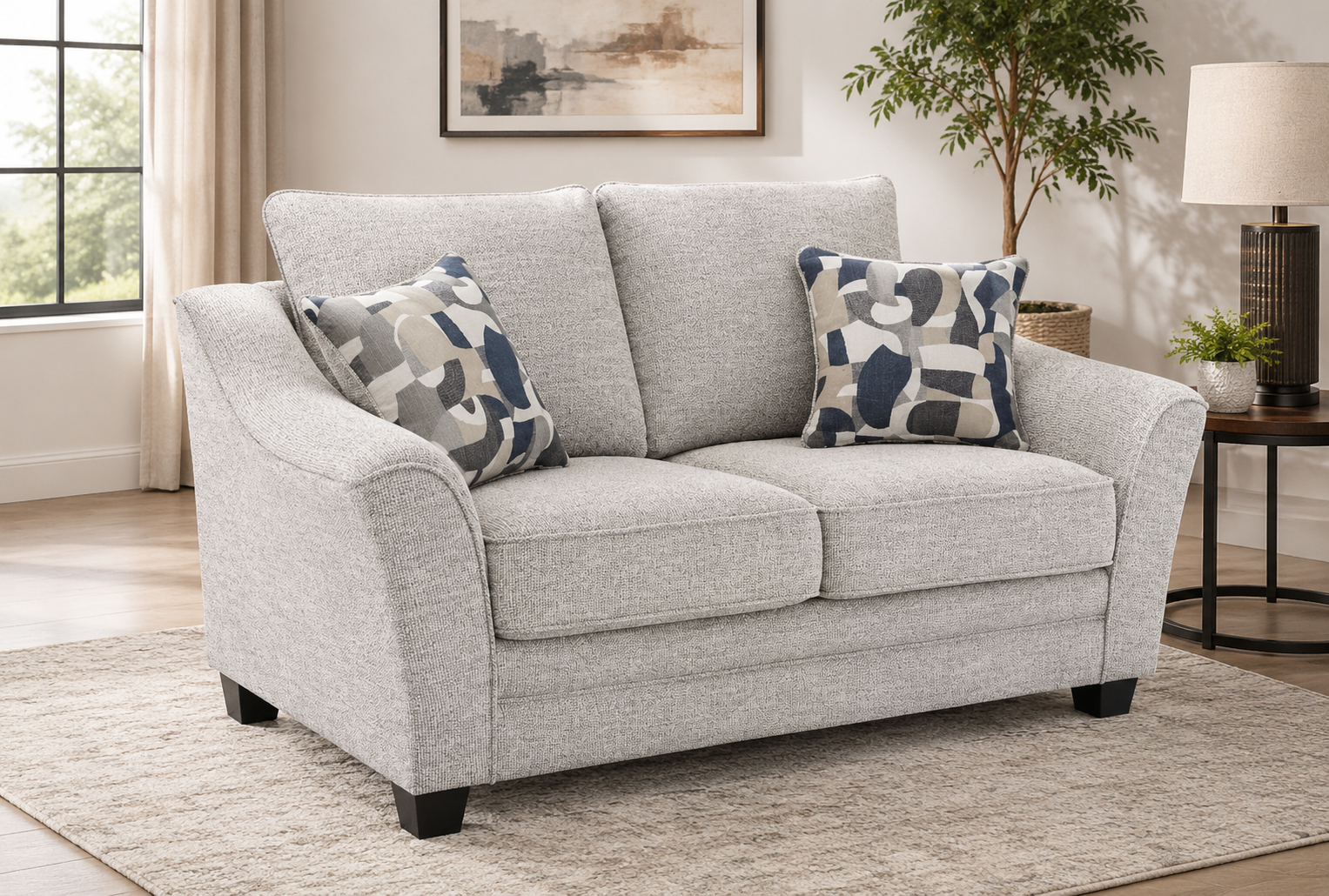 Coaster Furniture Tomkins 509672 Boucle Upholstered Loveseat - Light G