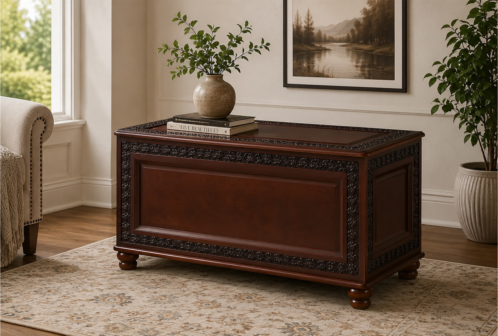 Finlay 900012 Cedar Chest - Dark Tobacco