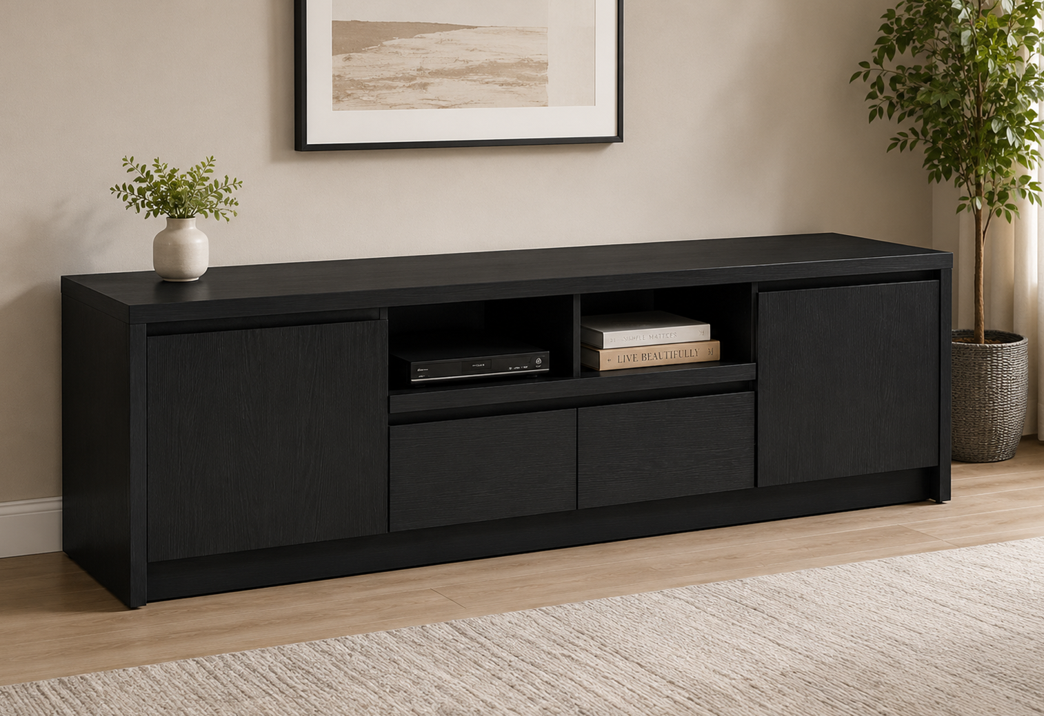 Coaster Furniture Winfield 706223 78-inch 2-door TV Stand Media Consol