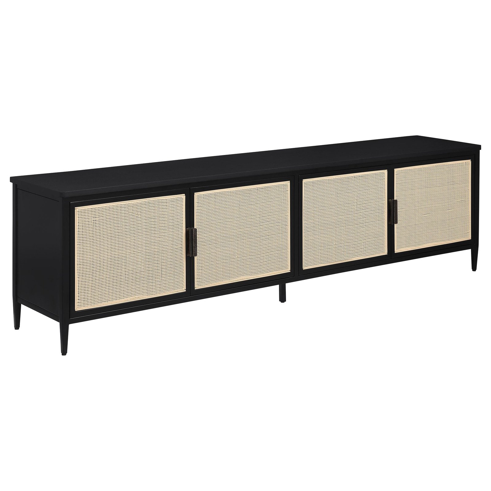 Coaster Furniture Amherst 710035 4-door 78-inch Metal TV Stand Media C