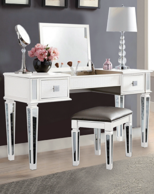 Juliet Vanity Set (Silver, White or Black) - Image 3