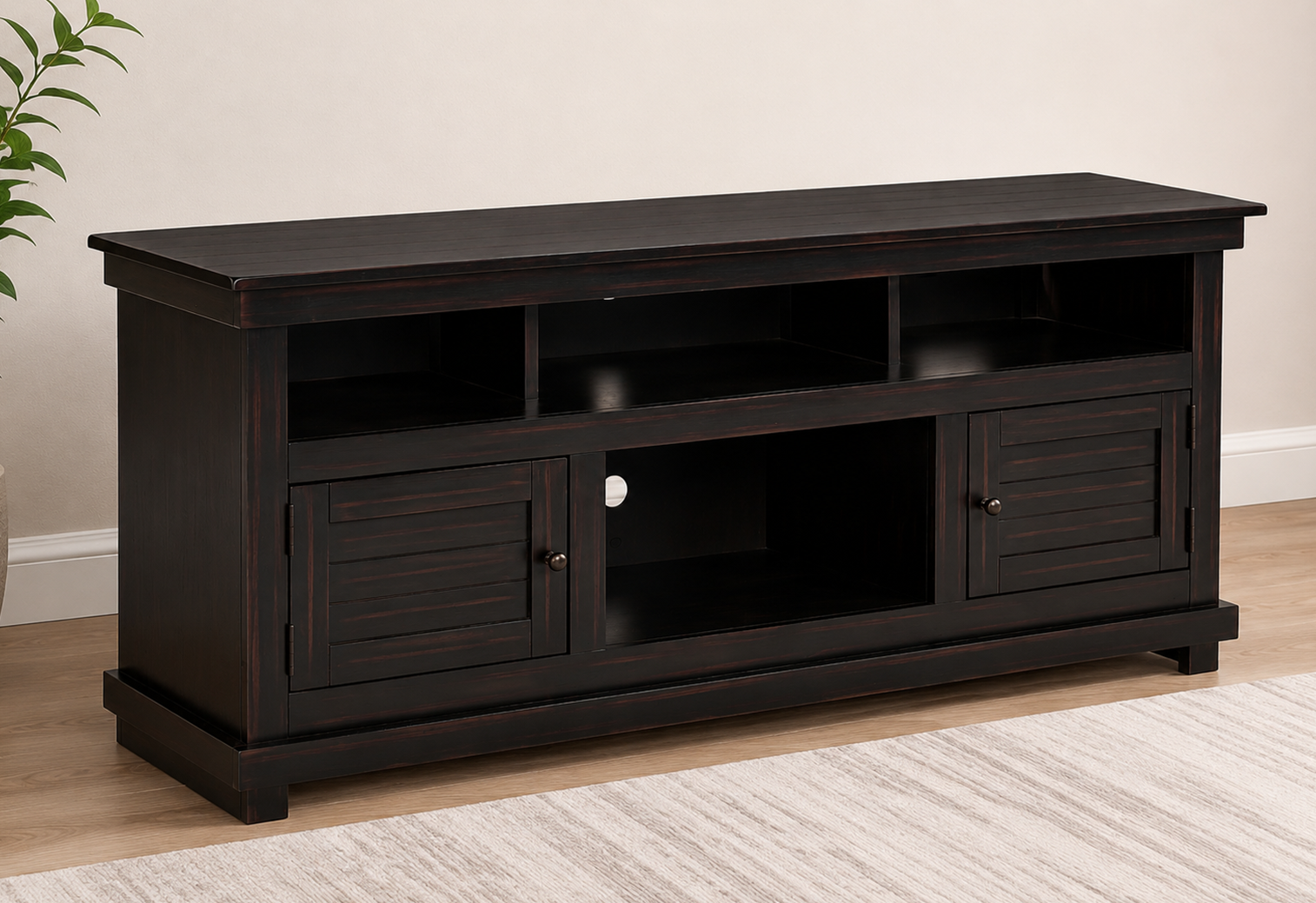 Coaster Furniture Payne 710063 70-inch TV Stand Media Console - Java