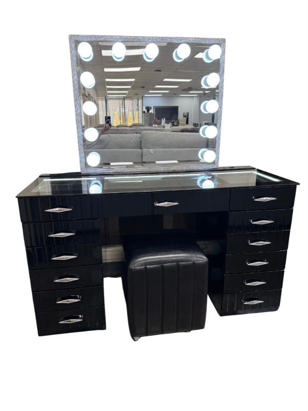 Princess Vanity Set (Black & White) - Image 3